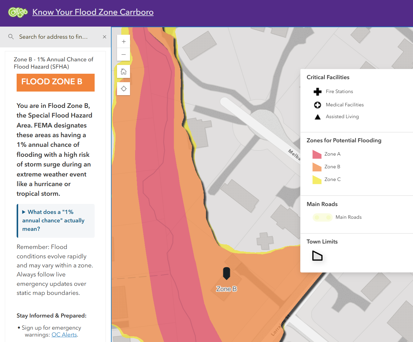 Flood Risk Icon